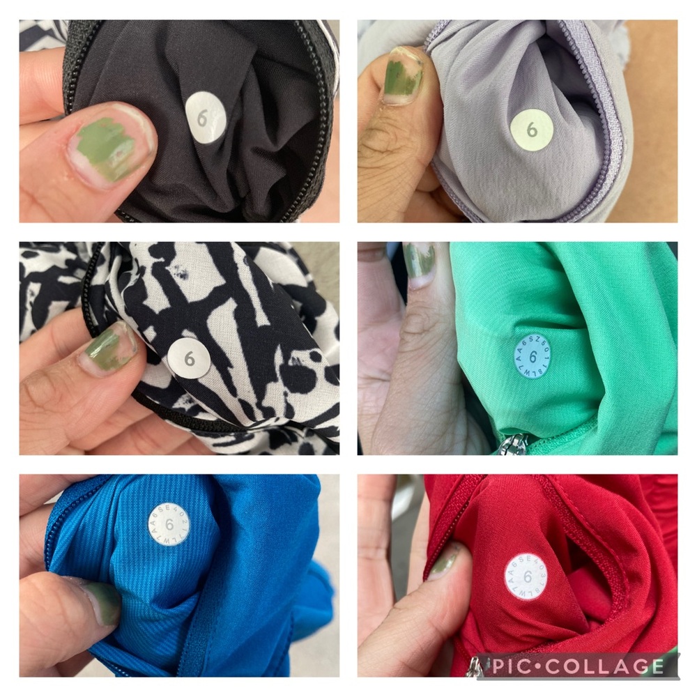 Lululemon Size 6 Tracker Shorts 4” Bundle of 6 - Picture 11 of 11